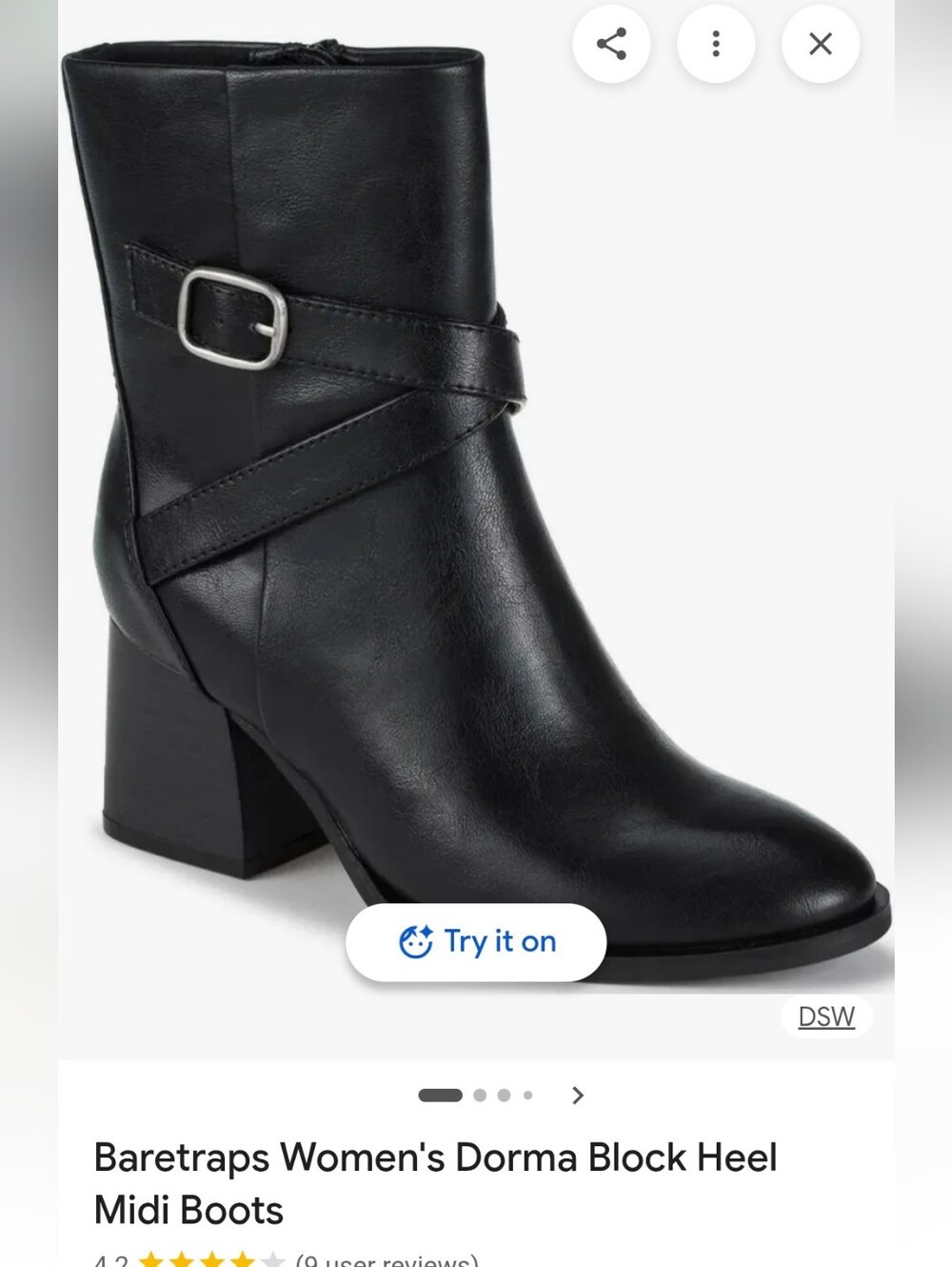 BareTraps Black Dorma Ankle Boots